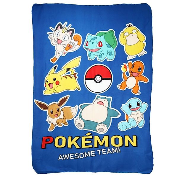 Kinderdecke Pokemon Pikachu und Freunde Kinder Fleecedecke leichte Kuscheld günstig online kaufen