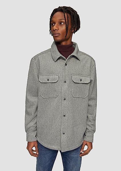 QS Hemdjacke Hemd Overshirt mit Brusttaschen günstig online kaufen