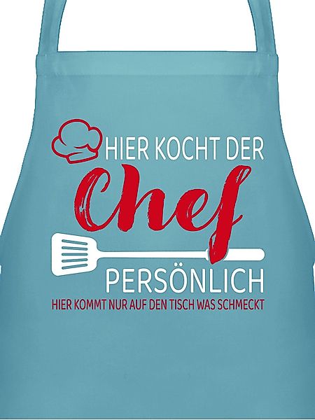 Shirtracer Kochschürze Hier kocht der Chef günstig online kaufen