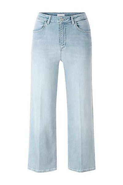 Rich & Royal 5-Pocket-Jeans Culotte Light Blue Satin Denim 700 günstig online kaufen