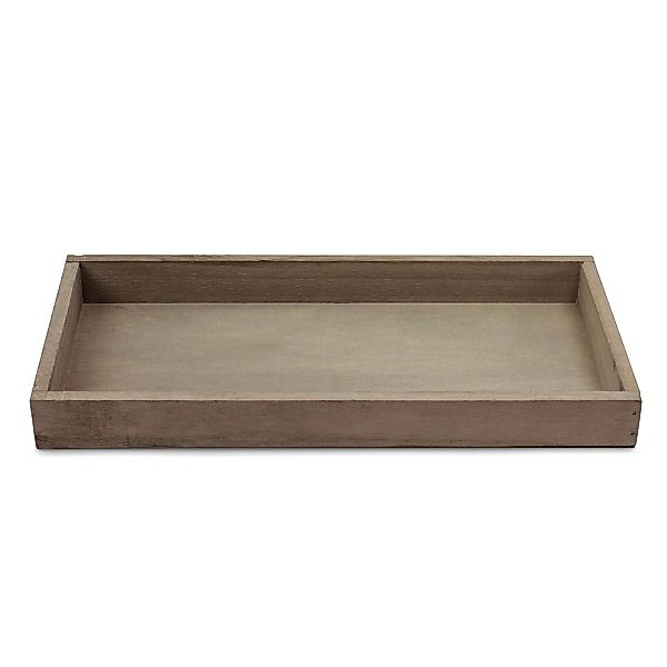 matches21 HOME & HOBBY Dekoschale Holz Servier-Tablett rechteckig weiß 30 x günstig online kaufen