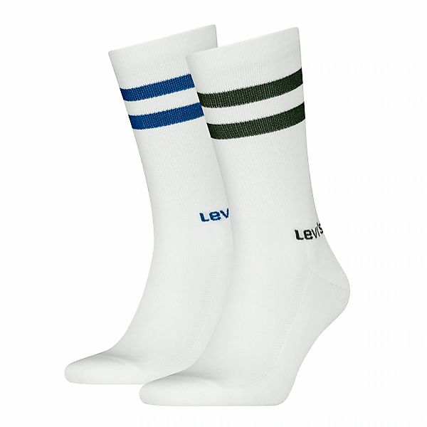 Levis Socken "LEVIS REGULAR CUT SPORT STRIPE 2P", (2 Paar), mit auffälligen günstig online kaufen