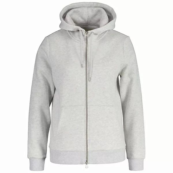Gant Sweater Damen Sweatjacke - REGULAR TONAL SHIELD ZIP günstig online kaufen