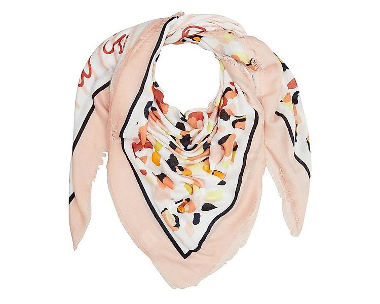 s.Oliver Schal Damen Tuch mit Allovermuster Schal Scarf Halstuch 2112193 günstig online kaufen