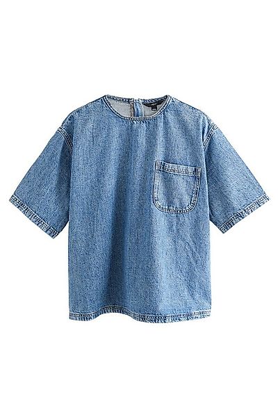 Next T-Shirt Denim-T-Shirt aus 100 % Baumwolle (1-tlg) günstig online kaufen
