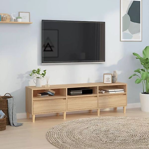 Vidaxl Tv-schrank Sonoma-eiche 150x30x44,5 Cm Holzwerkstoff günstig online kaufen