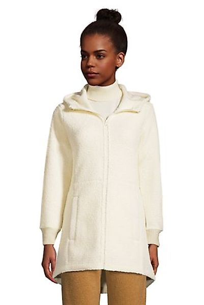 Fleece-Kapuzenmantel in Wollbouclé-Optik, Damen, Größe: 48-50 Normal, Elfen günstig online kaufen