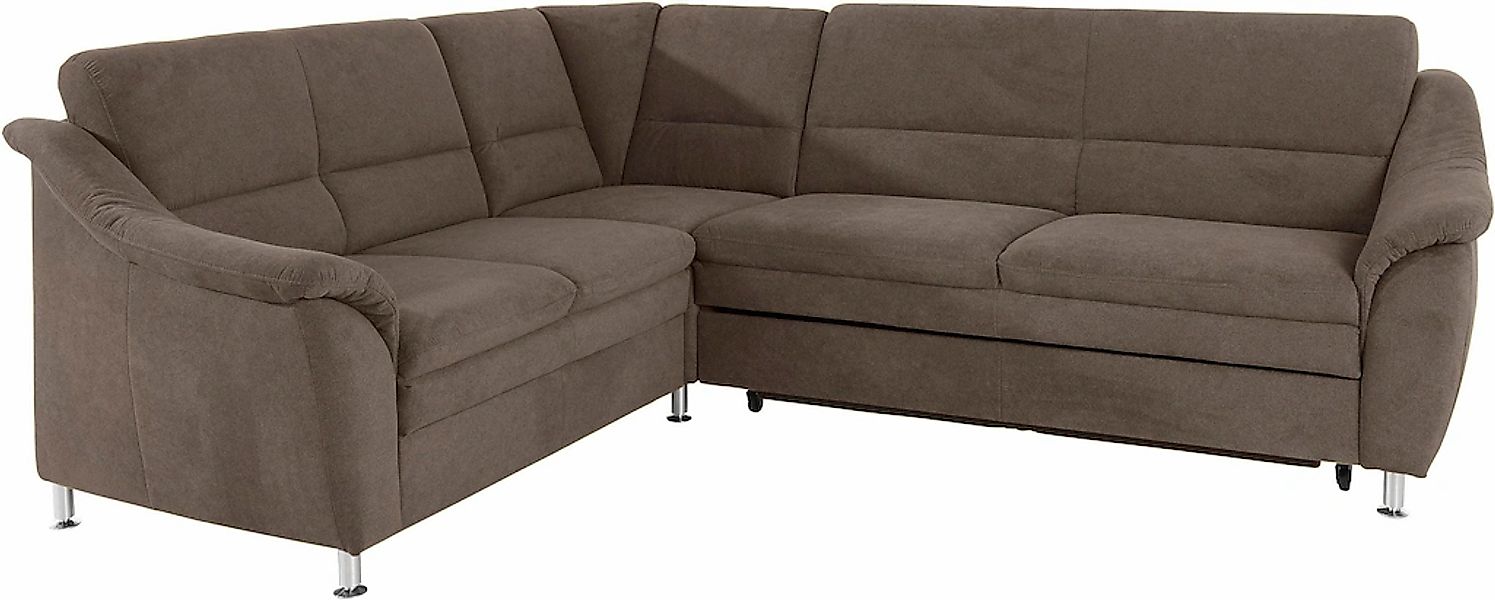 Places of Style Ecksofa »Cardoso L-Form«, Federkern, wahlweise mit Bett, Sc günstig online kaufen