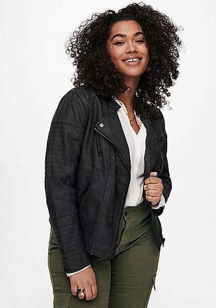 ONLY CARMAKOMA Lederimitatjacke CARAVANA FAUX LEATHER BIKER OTW mit Biker-D günstig online kaufen