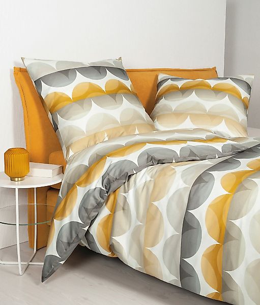 Janine Bettwäsche »Mako-Satin98092 02 155x200,80x80« mit Reißverschluss günstig online kaufen