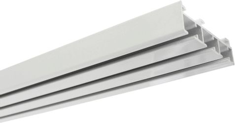 GARDINIA Gardinenschiene Flächenvorhangschiene 3-läufig, kürzbar, Aluminium günstig online kaufen