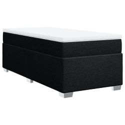 vidaXL Bett Boxspringbett mit Matratze Schwarz günstig online kaufen