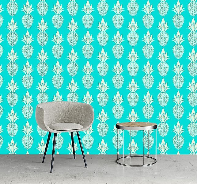 queence Vinyltapete »Denali«, bedruckt-tropisch, 90x250cm, selbstklebend, k günstig online kaufen