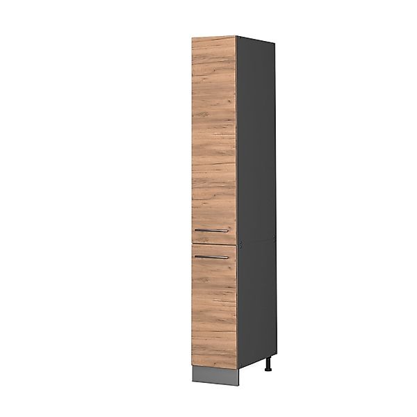 Vicco Hochschrank Fame-Line, Goldkraft Eiche/Anthrazit, 30 cm (1-St) günstig online kaufen