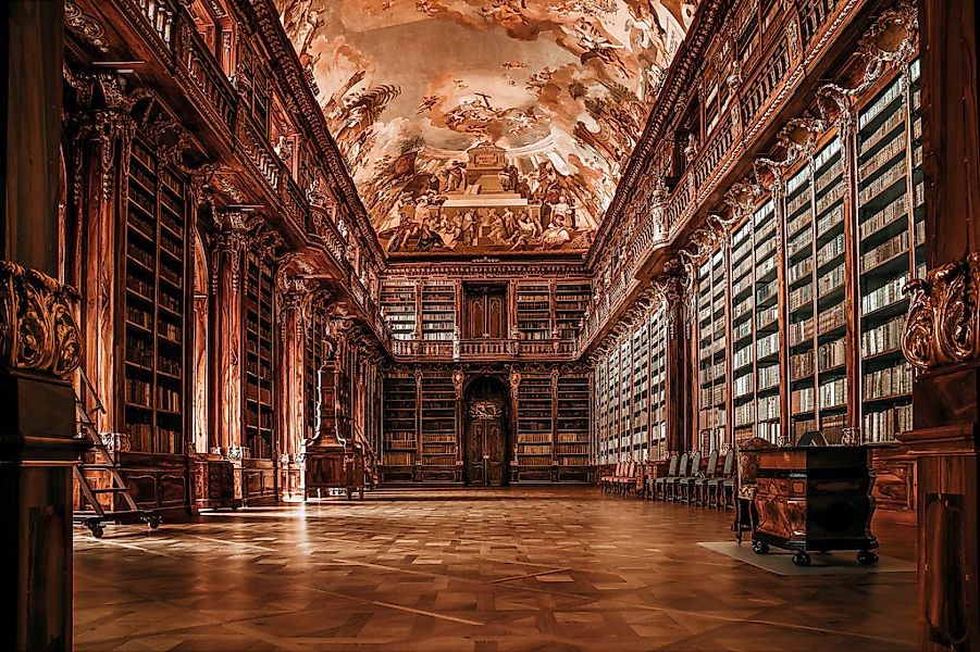 Papermoon Fototapete "ARCHITEKTUR-ALTE BIBLIOTHEK" günstig online kaufen