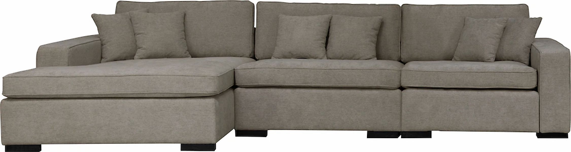 Home affaire Ottomane "Skara L-Form", Lounge-Sofa mit Federkernpolsterung, günstig online kaufen