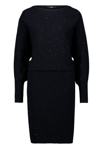 Zero Strickkleid Damen Strickkleid mit Pailletten günstig online kaufen