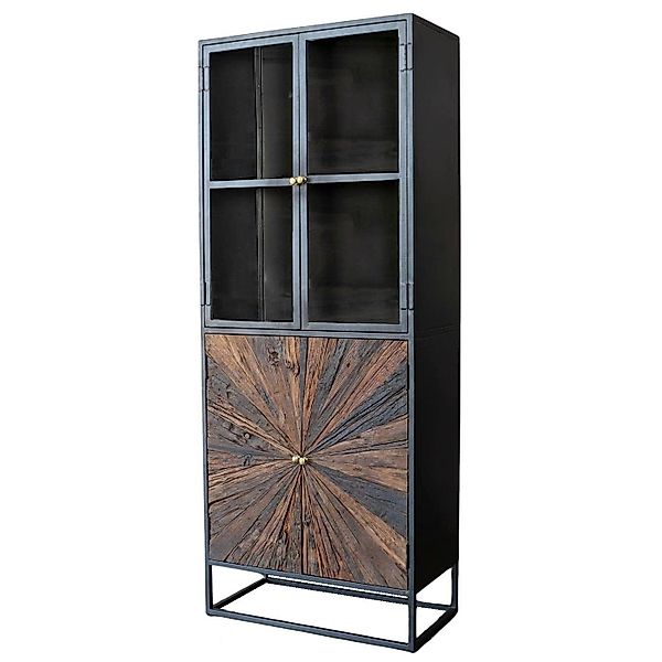 baario Vitrine Vitrine MERID Altholz Metall günstig online kaufen
