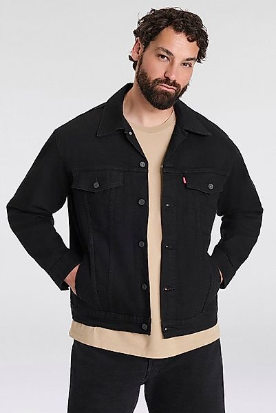 Levi's® Plus Jeansjacke BIG TRUCKER mit Knopfleiste und Brusttaschen günstig online kaufen