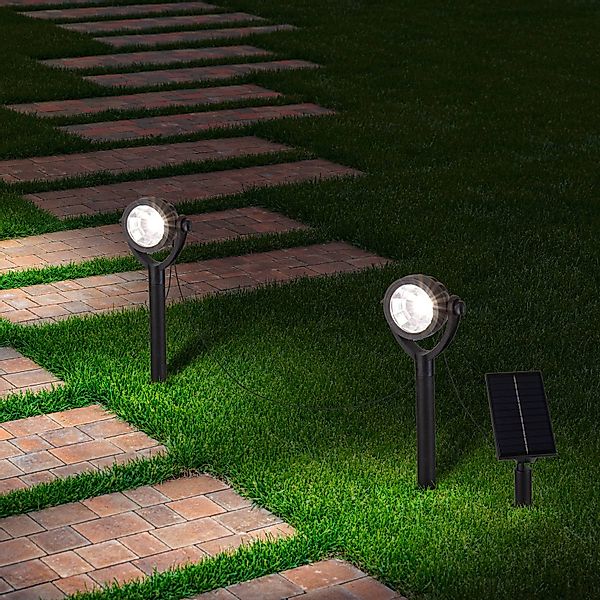 näve LED Solarleuchte "Nomi", 6 flammig, Leuchtmittel LED-Modul  LED fest i günstig online kaufen