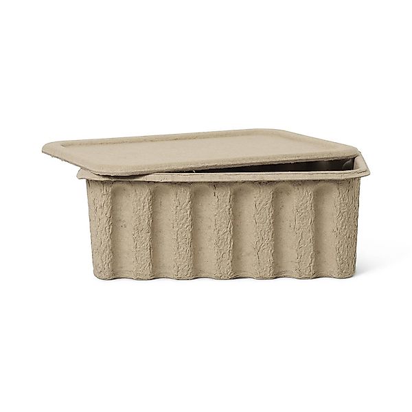 ferm LIVING Aufbewahrungsbox Paper Pulp, 40 x 30 cm, 2er-Set günstig online kaufen