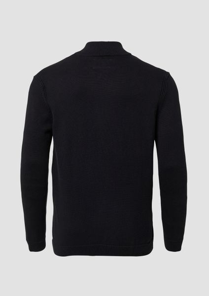 s.Oliver Cardigan Strickjacke Baumwoll-Strickjacke mit Stehkragen günstig online kaufen