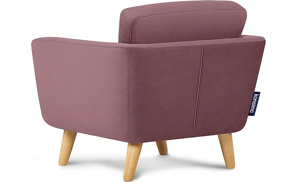 KONSIMO Sessel  Tagio ¦ rosa/pink ¦ Maße (cm): B: 86 H: 80 Polstermöbel > S günstig online kaufen