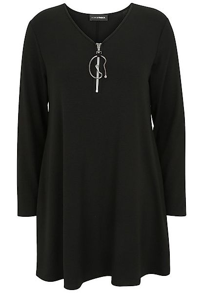 Doris Streich Longshirt (1-tlg) mit dekorativem Reissverschluss-Anhänger günstig online kaufen