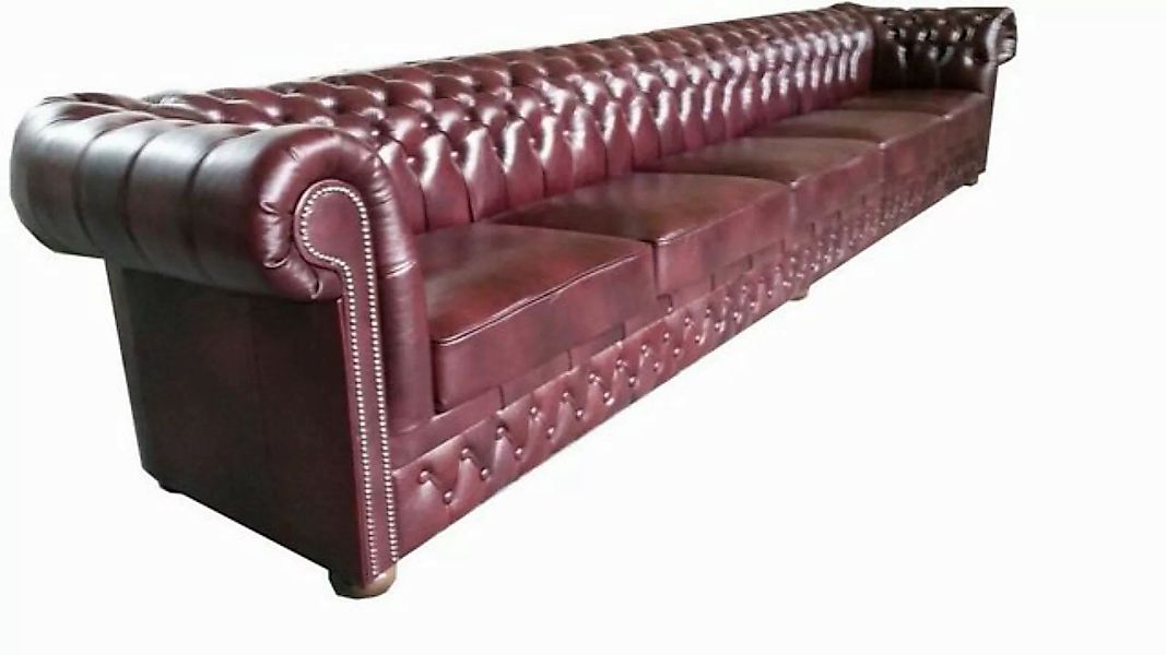 JVmoebel Big-Sofa Chesterfield Sofa 8 SITZER XXL Polster Sofas 100% Leder S günstig online kaufen