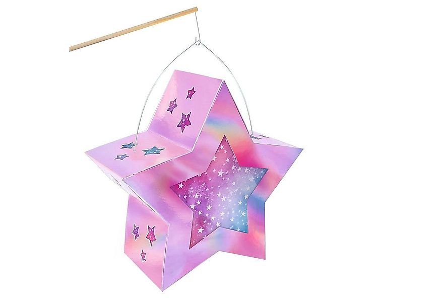 Ursus - Ludwig Bähr Umzugslaterne URSUS "TWINKLE STAR" Metallic Pink Irisie günstig online kaufen