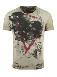 Key Largo T-Shirt Hype Skull Print günstig online kaufen