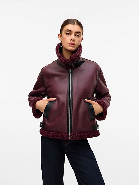 Vero Moda Kurzjacke "VMVIRGINIA SHORT JACKET BOO" farblich abgesetzte Detai günstig online kaufen