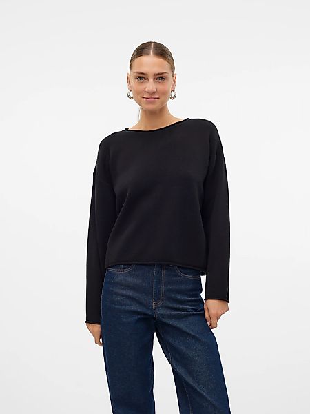 Vero Moda Strickpullover VMGOLD ROLL LS günstig online kaufen