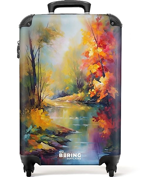 NoBoringSuitcases.com© Hartschalen-Trolley Landschaft - Ölgemälde - günstig online kaufen