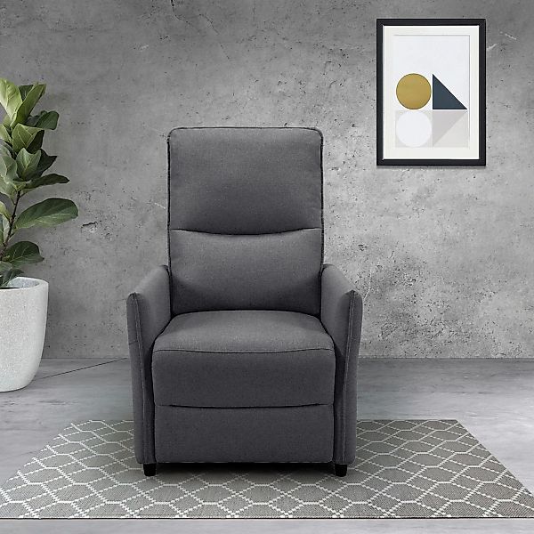 INOSIGN Relaxsessel "CURRIE, mit Liegefunktion, Webstoff-Bezug, Federkern," günstig online kaufen