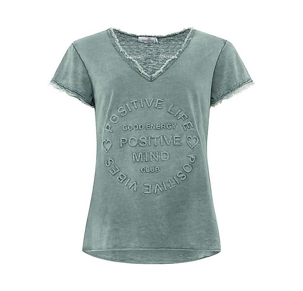 Zwillingsherz T-Shirt Damen T-Shirt Positive Mind in verschiedenen Farben A günstig online kaufen