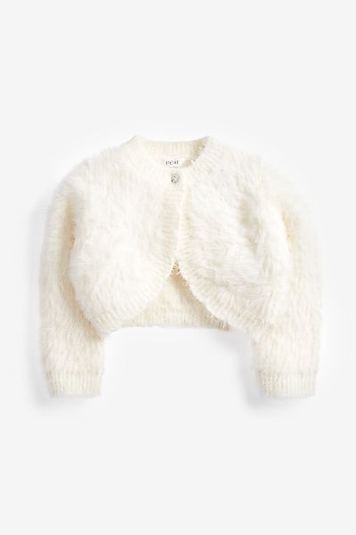 Next Bolero Flauschige Strickjacke mit Glitzer günstig online kaufen