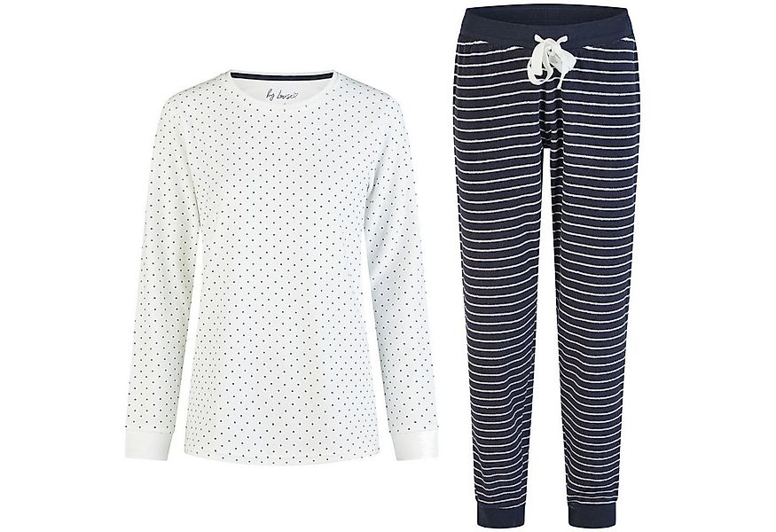 By Louise Schlafanzug by Louise Damen Frottee Pyjama Schlafanzug Nachtwäsch günstig online kaufen