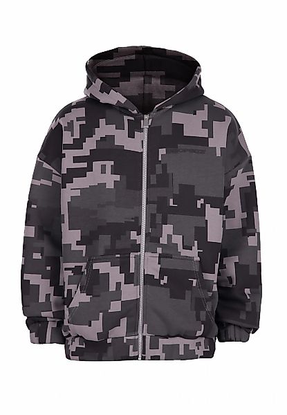 Dropsize Kapuzenpullover "Dropsize CAMO ZIPPER" 1 günstig online kaufen