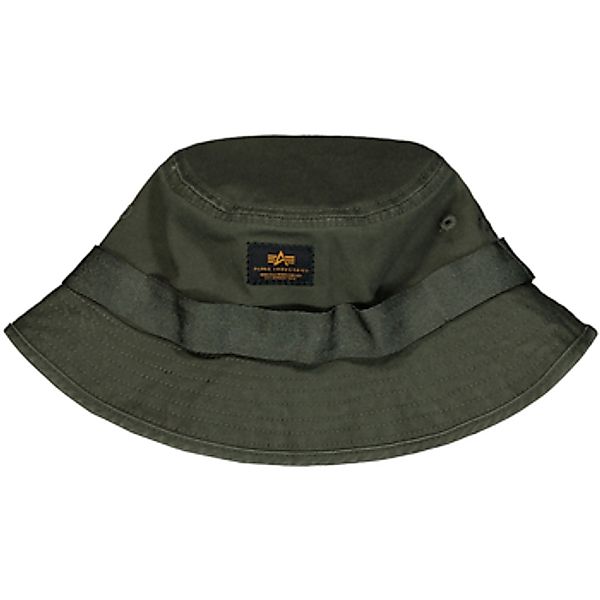 Alpha Industries  Hut Washed Out Bucket Hat - dark olive günstig online kaufen