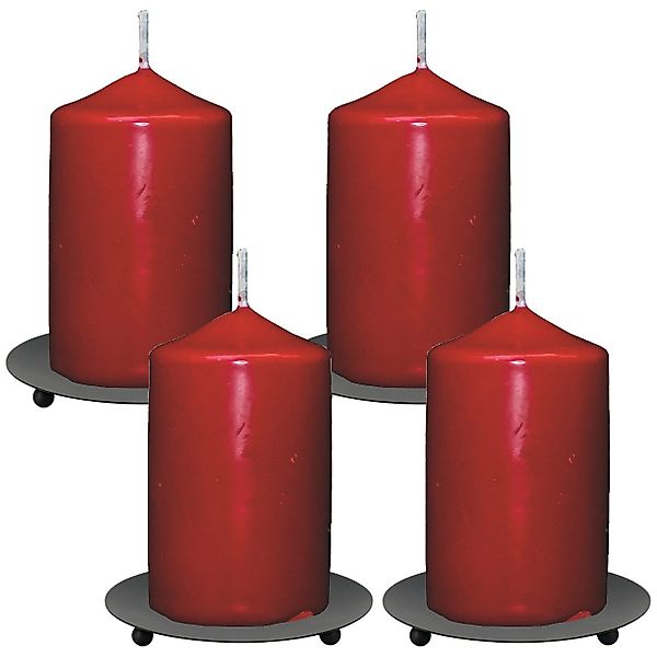 Koopman Kerzenhalter Kerzenständer Kerzenteller Metall Ø günstig online kaufen