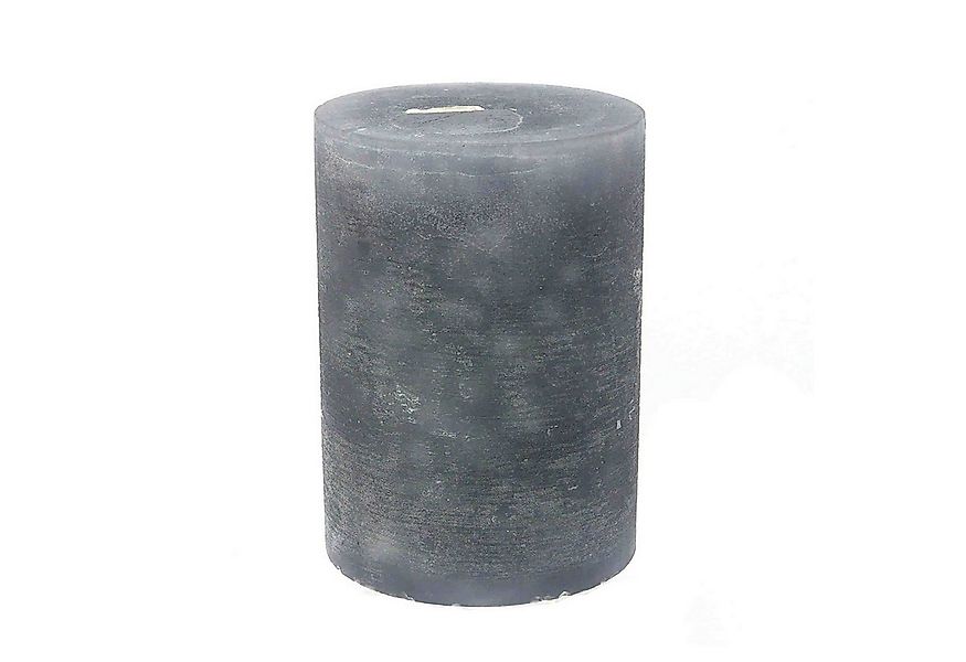 B&S Stumpenkerze Stumpenkerze frostgrau 8 x Ø 6 cm günstig online kaufen