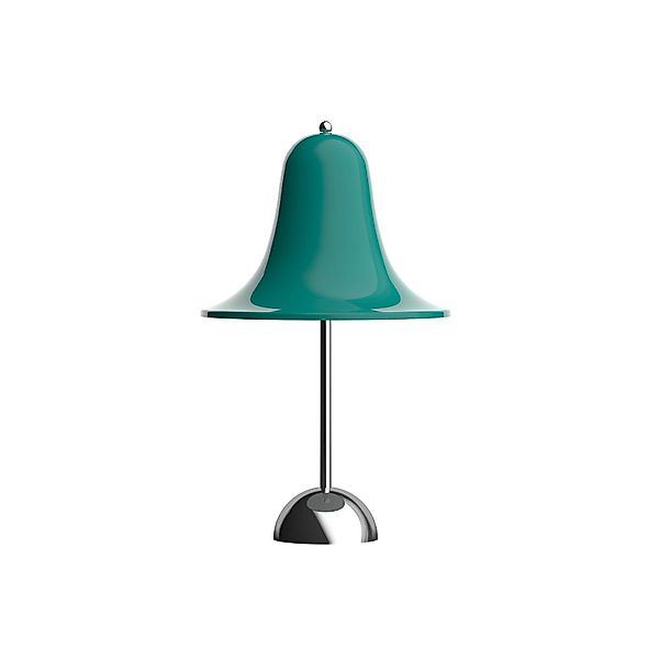 Verpan LED-Akku-Tischleuchte Pantop, dunkles türkis, IP44 günstig online kaufen