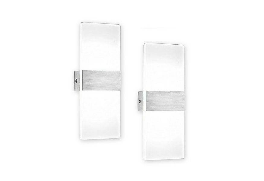 Clanmacy LED Wandleuchte 2X Wandlampe Flurlampe Badleuchte Effektlampe Stra günstig online kaufen