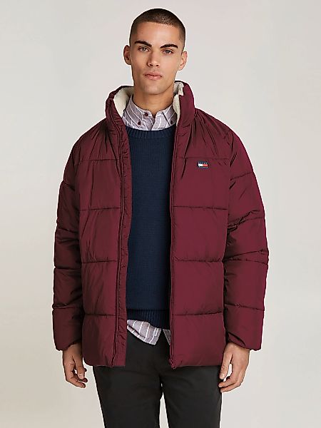 Tommy Jeans Steppjacke "TJM POLY PUFFER EXT" ohne Kapuze Winterjacke mit St günstig online kaufen