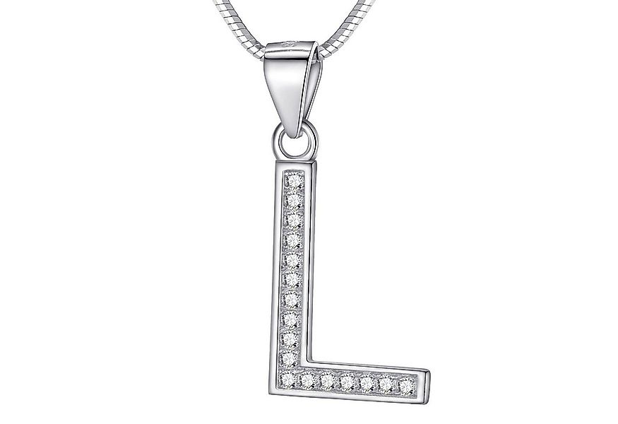 Morella Kette mit Anhänger Buchstabenkette Halskette (1-tlg), Samtbeutel günstig online kaufen