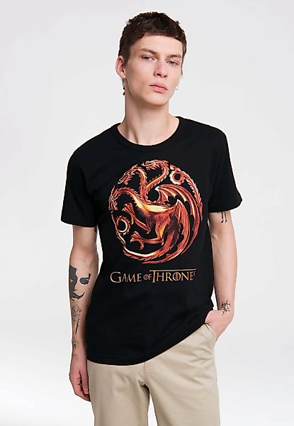 LOGOSHIRT T-Shirt "Game Of Thrones - Targaryen", mit großem Frontprint günstig online kaufen