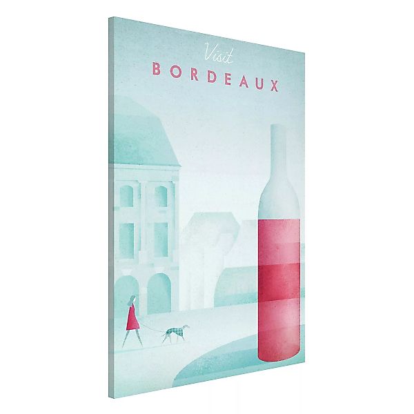 Magnettafel Küche - Hochformat 2:3 Reiseposter - Bordeaux günstig online kaufen