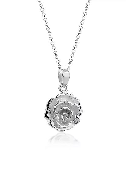Nenalina Kette mit Anhänger "Rosen Blumen Anhänger Flower Look 925 Silber" günstig online kaufen