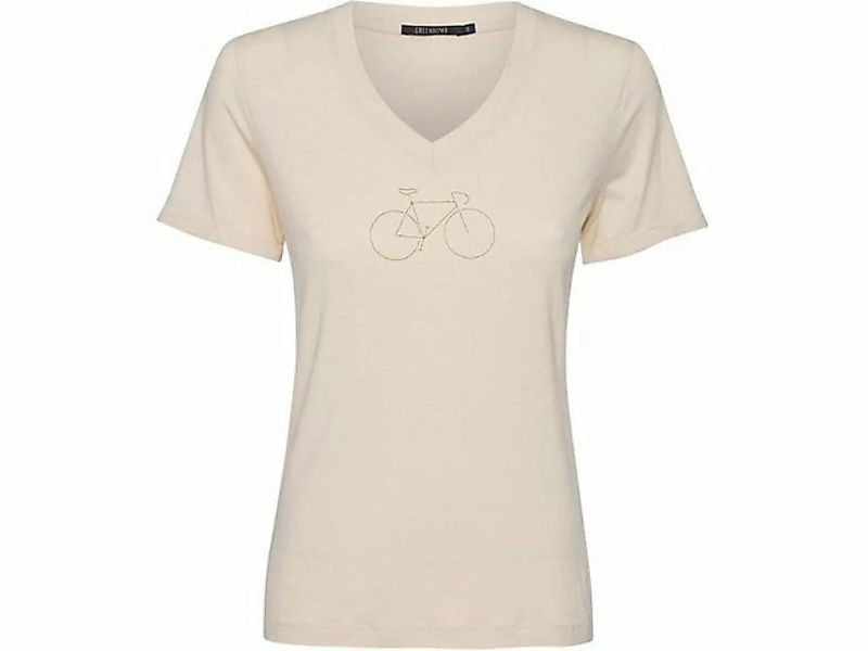 GreenBomb T-Shirt GREENBOMB Bio-Damen-T-Shirt 'Bike Line' mit V-Auss günstig online kaufen